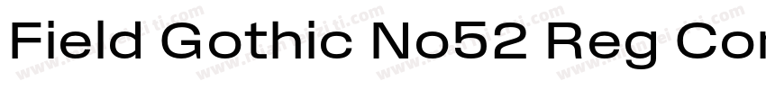 Field Gothic No52 Reg Compact字体转换